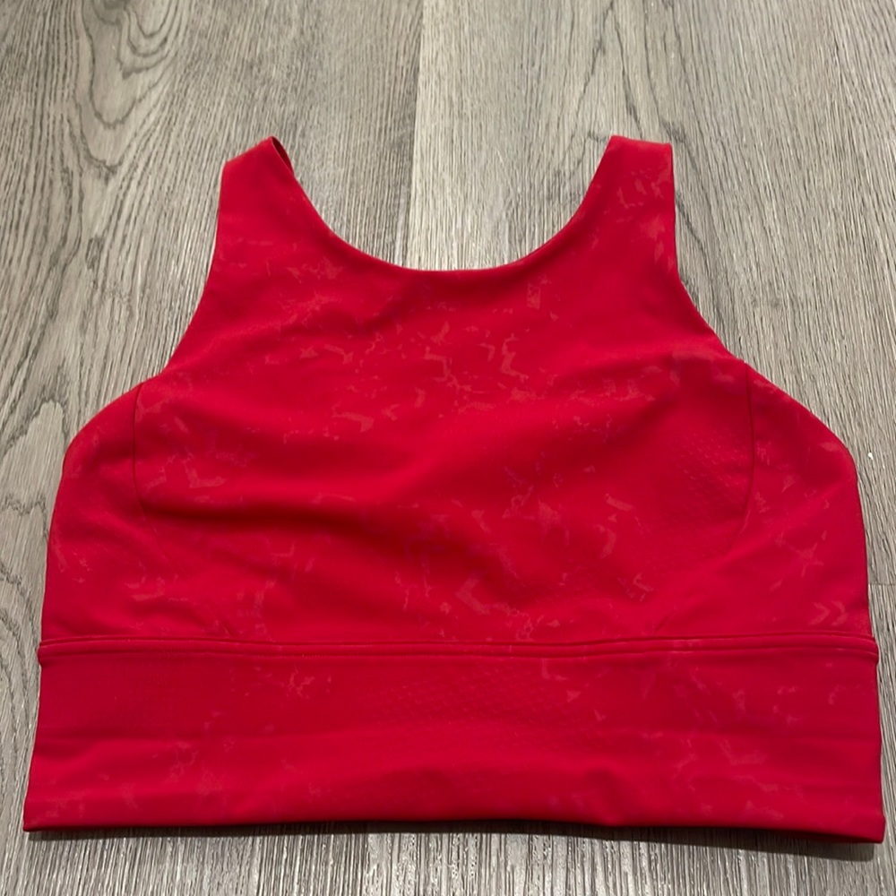 lululemon x Barry’s stronger than one sports bra